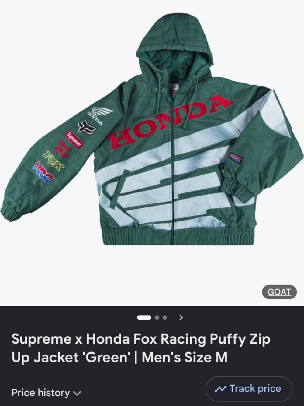 Honda supreme jacket